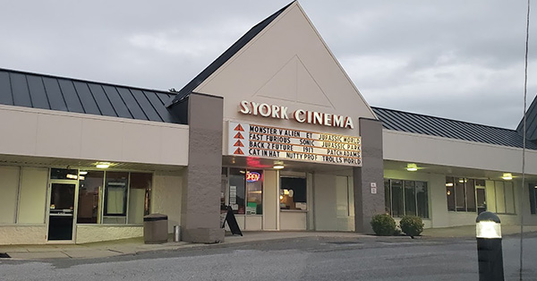 South York Plaza Cinemas 4 - 217 Pauline Drive, York, PA 17402